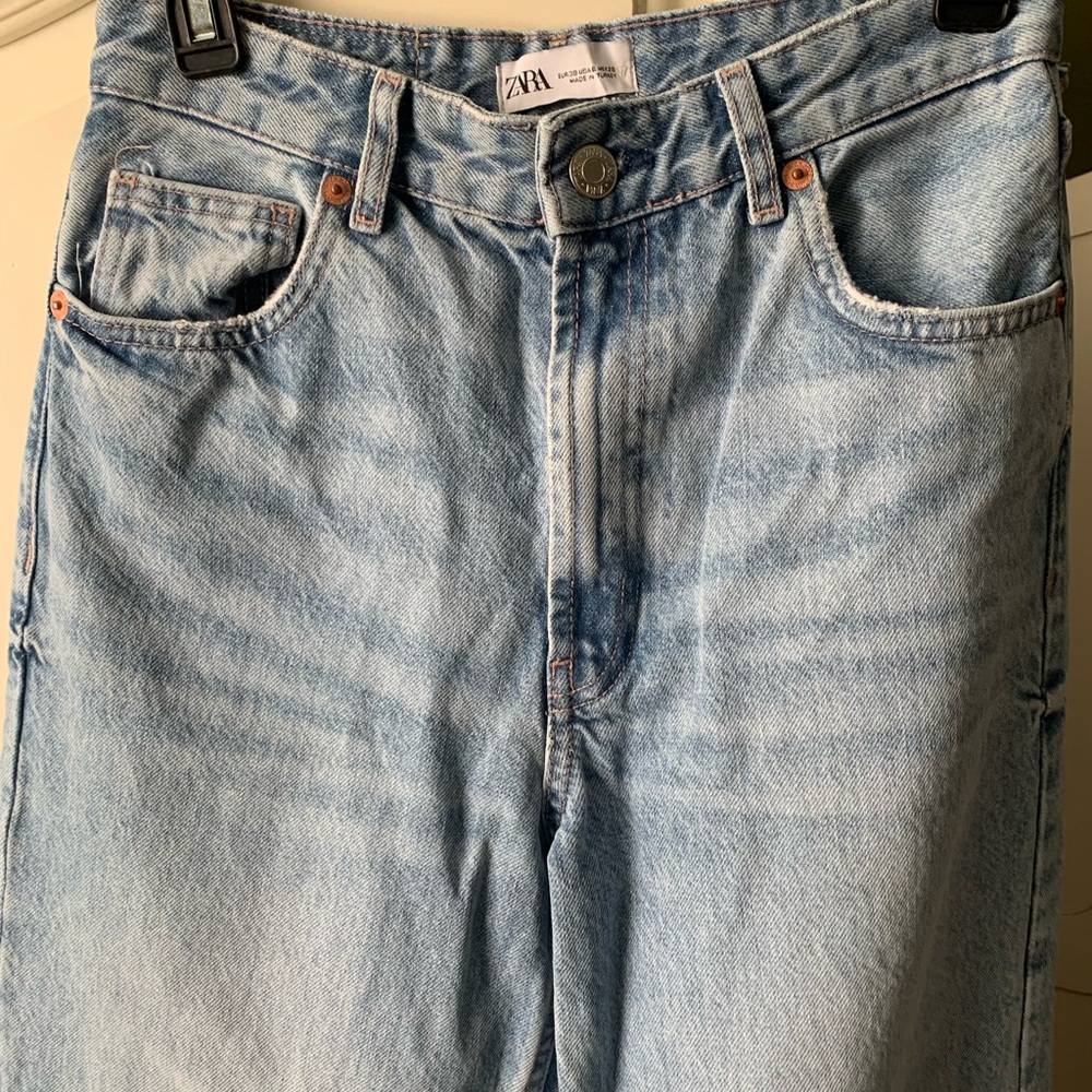 Zara Full Length High Rise Jeans - Picture 6 of 6